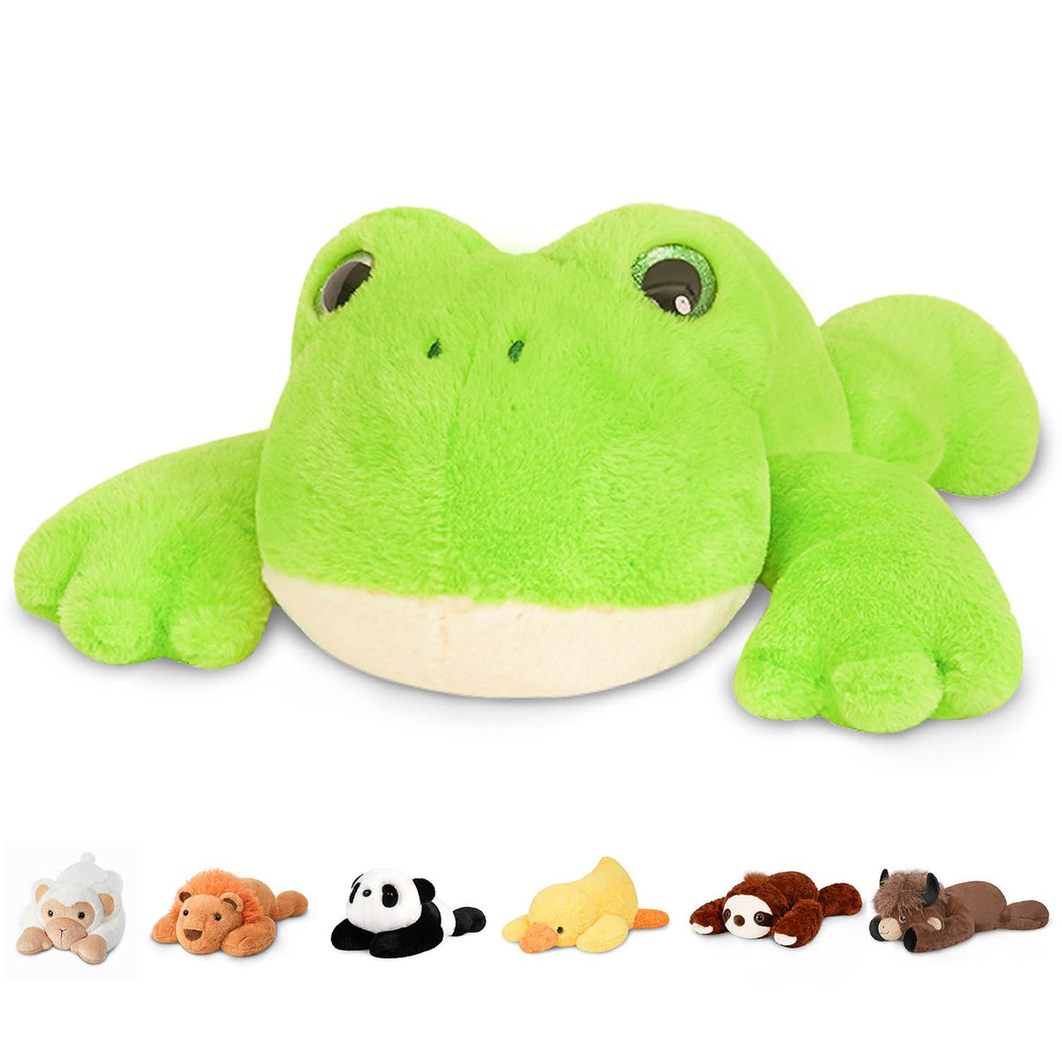 Niuniu Daddy Weighted Stuffed Animals, 25 in 5 lbs, Axolotl Calming Plush