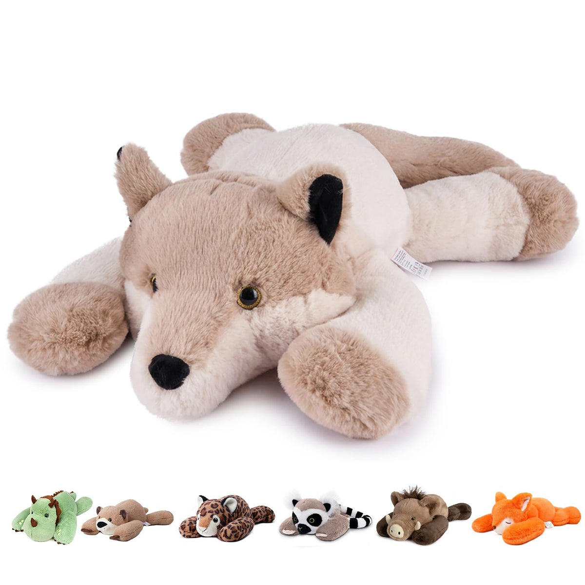 Niuniu Daddy Weighted Stuffed Animals, 25 in 5 lbs, Axolotl Calming Plush