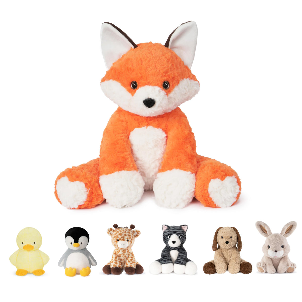 Niuniu Daddy Orange Cat Weighted Stuffed Animals, Plush Toy Pillow for Kids