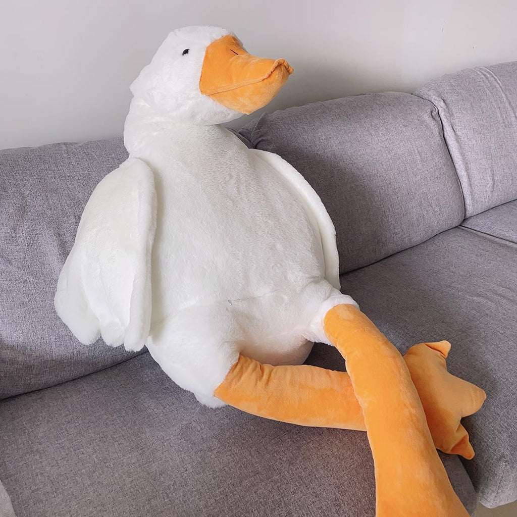 Goose Stuffed Animal, 35.4in/90cm Giant Sleeping Hugging Pillow