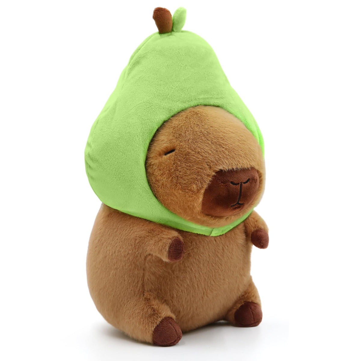 Cute Capybara Plush with Boba - 13-inch Kawaii Capybara Stuffed Animal Pillow Soft Stuffed Plush Toy - Capybara Party Decoration, Kawaii Hugging Gifts for Kids