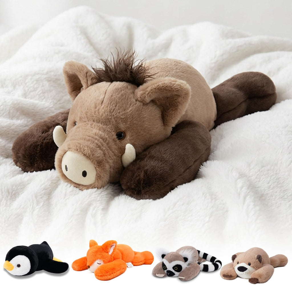 Niuniu Daddy Weighted Stuffed Animals, 25 in 5 lbs, Axolotl Calming Plush