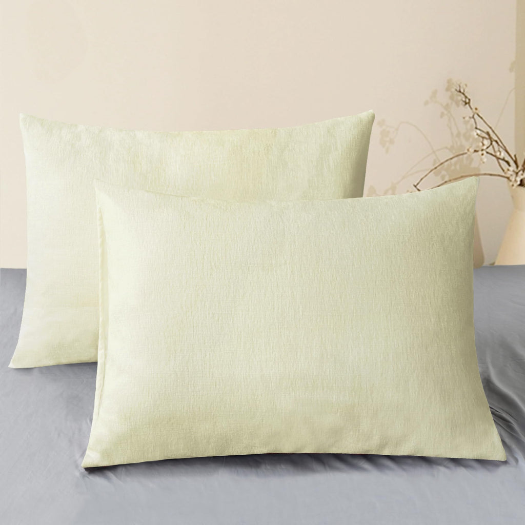 CaliTime Decorative Couch Throw Pillow Covers 18 X 18 Inches Medium Grey