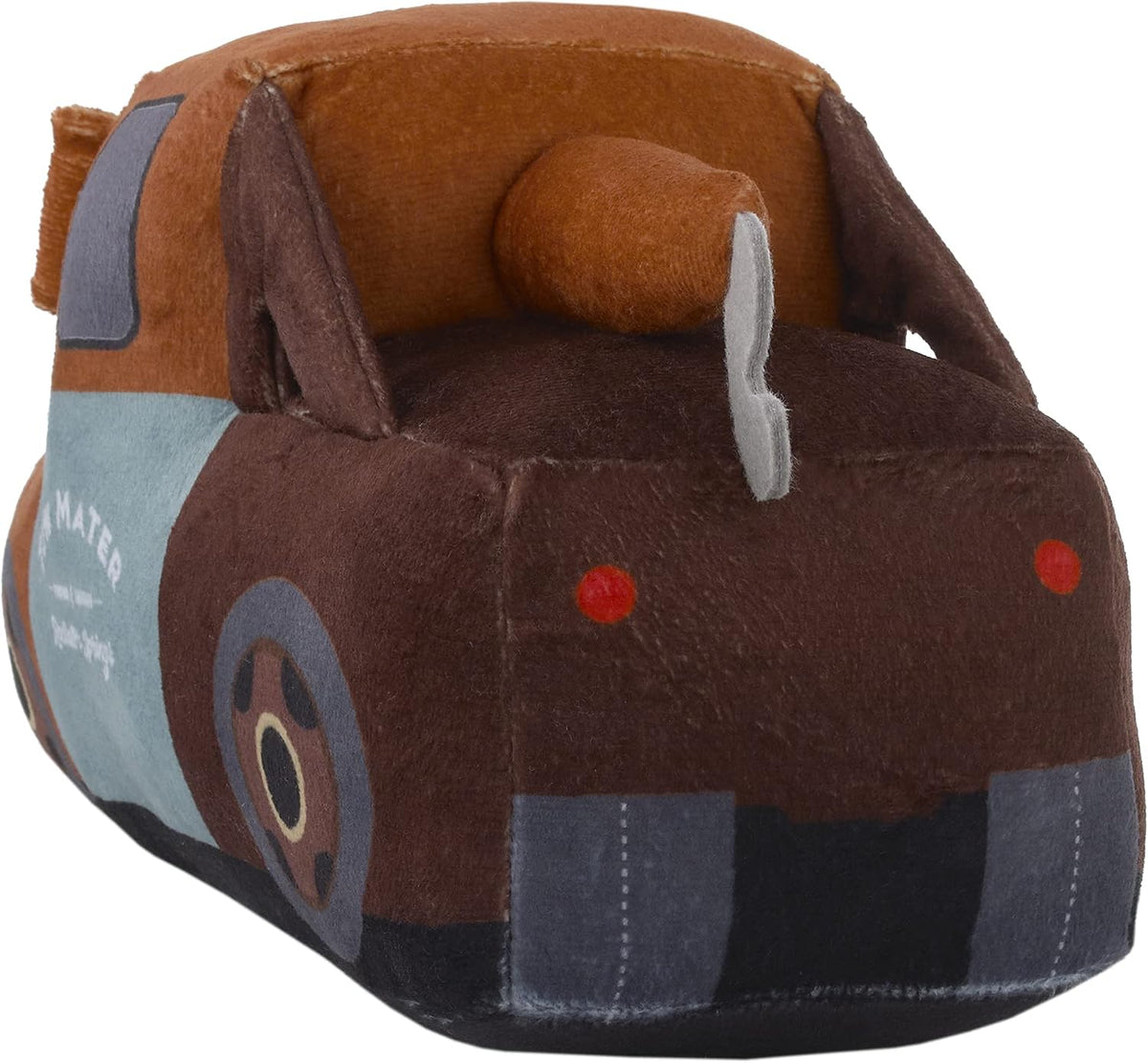 Disney Cars Mater Brown 3D Plush Decorative Toddler Pillow with Embroidery