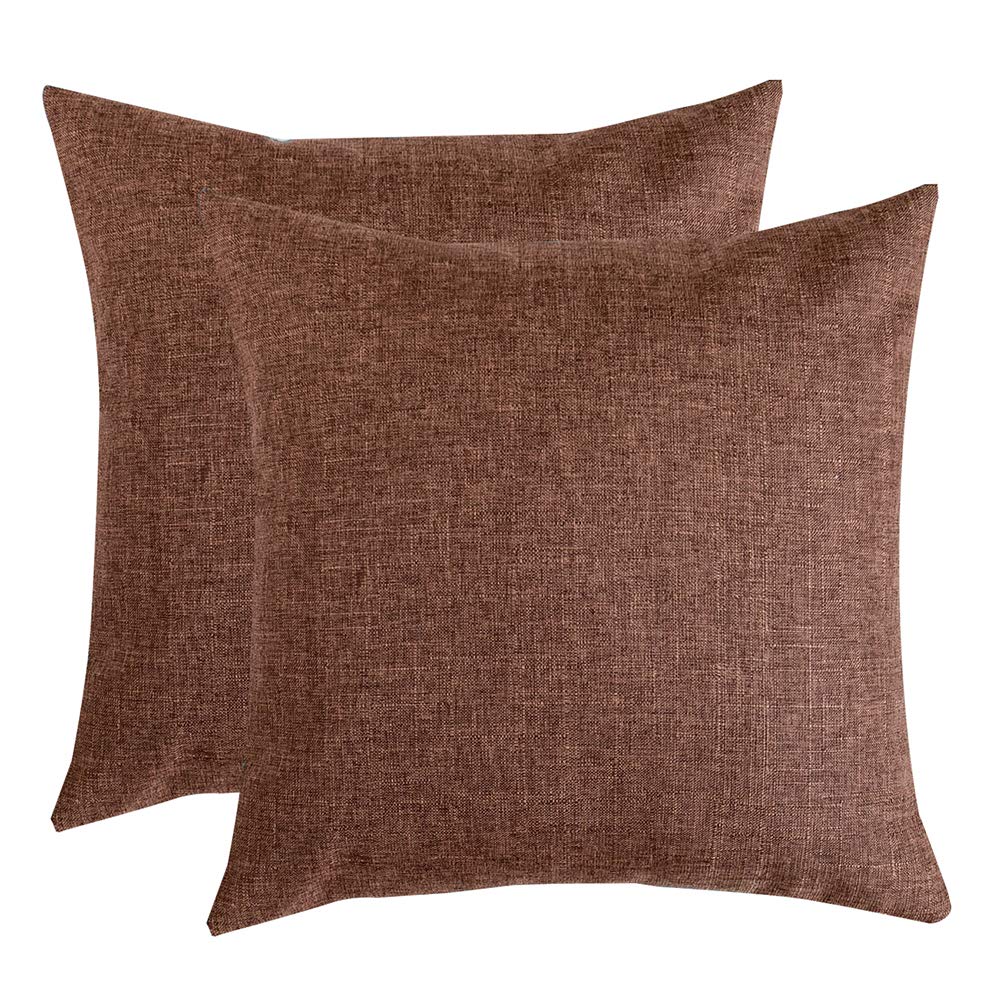 RainRoad Velvet Gray Throw Pillow Covers18x18 Inch,Set of 2