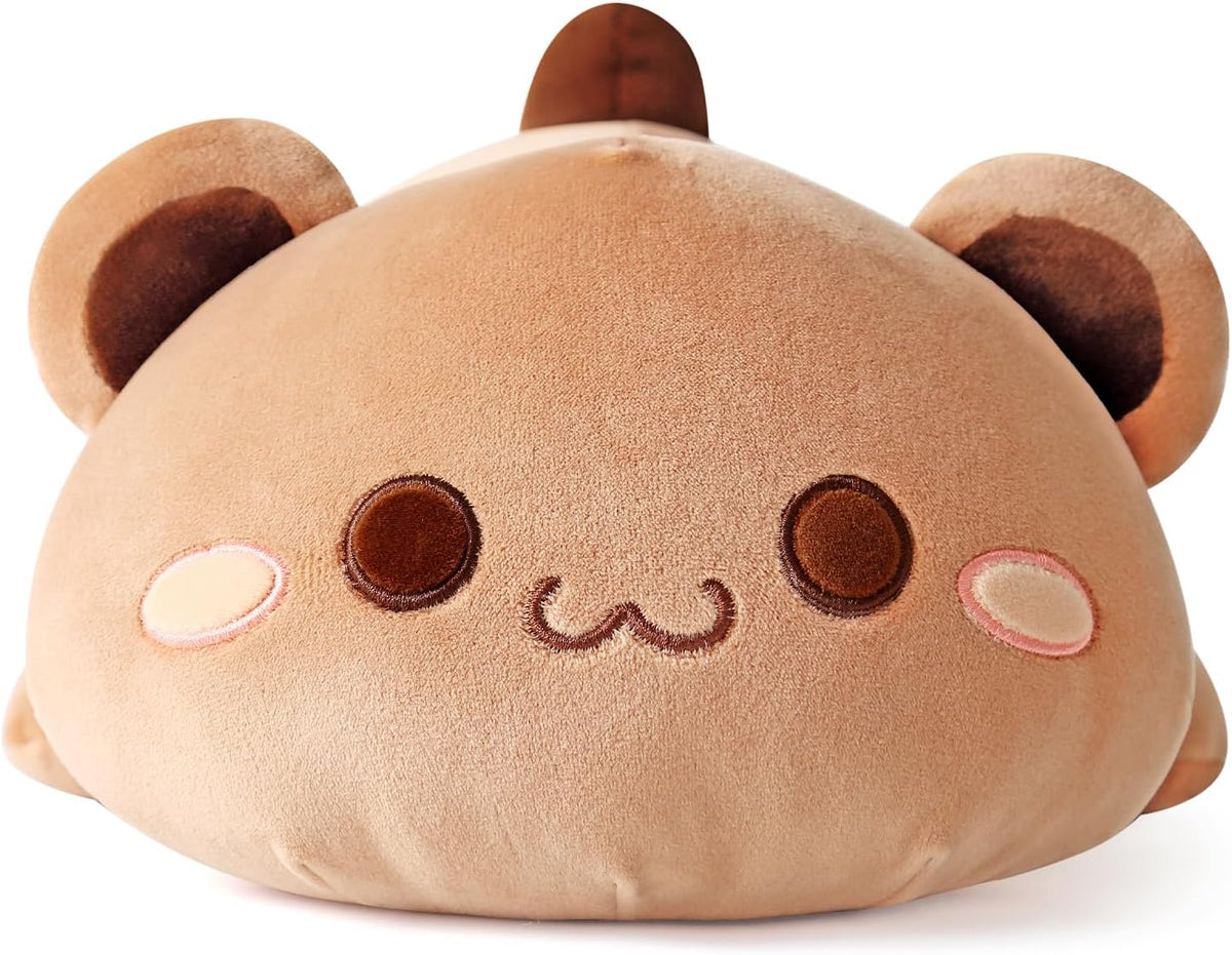 Onsoyours Cute Bear Plush Toy 20" Stuffed Animal Bear Soft Anime Large Plush Pillow for Kids (Brown Bear, 20")