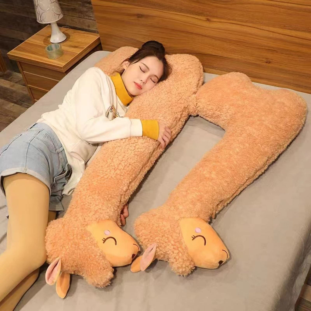 Ryttir 29.5 Inch 15% Chubbier Large Llama Stuffed Animal, Soft Alpaca Plush Toy Body Pillow for Kids & Adults - Ideal Cuddly Gift & Room Decoration