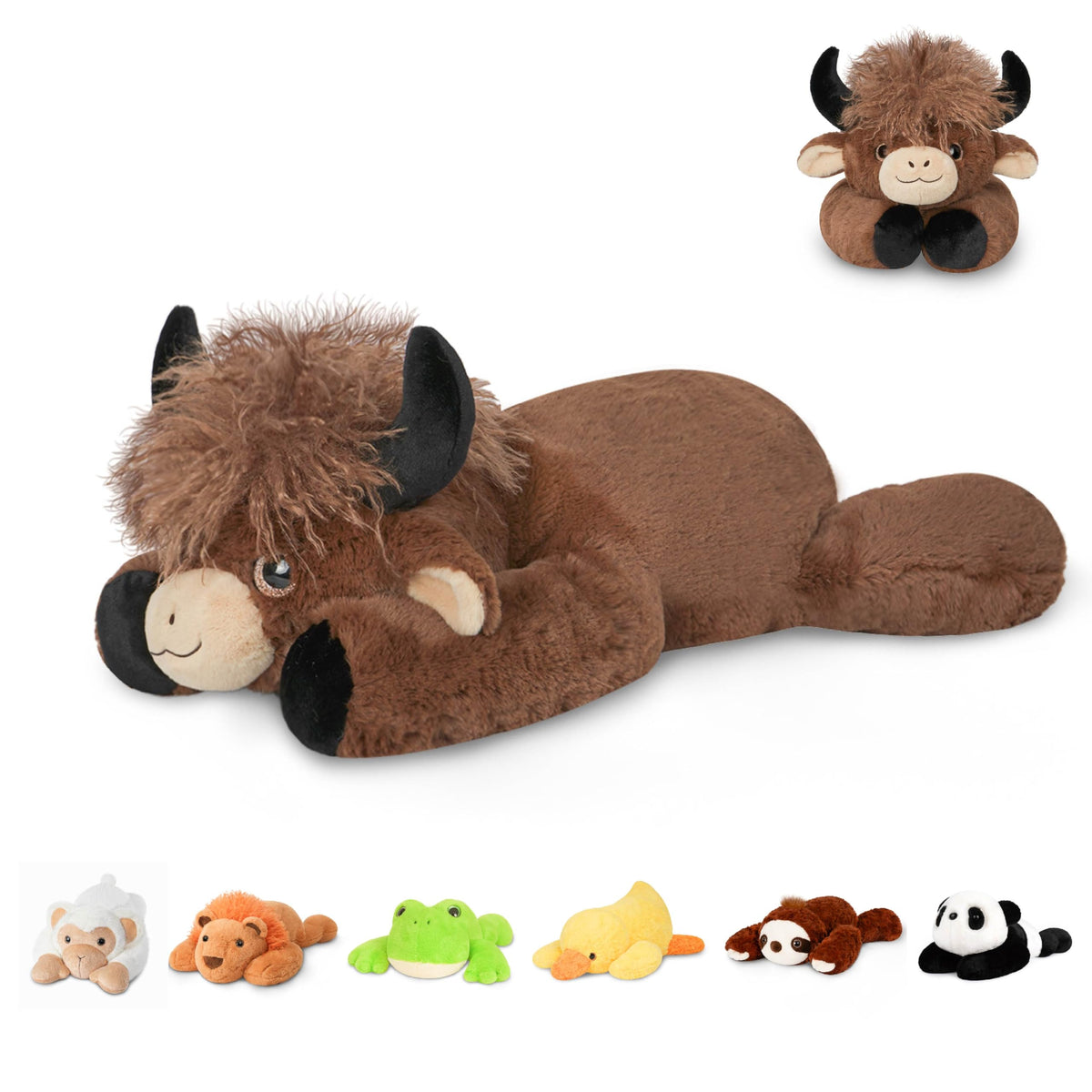 Niuniu Daddy Weighted Stuffed Animals, 25 in 5 lbs, Axolotl Calming Plush