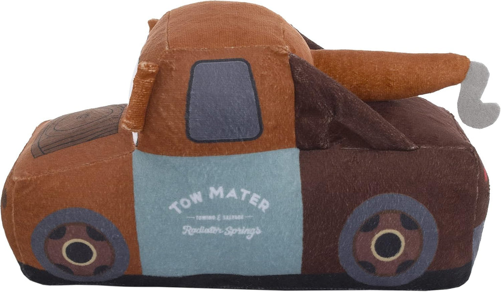 Disney Cars Mater Brown 3D Plush Decorative Toddler Pillow with Embroidery