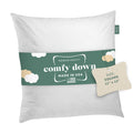 ComfyDown 12x18 Throw Pillow Insert, Down & Feather Fill, 100% Cotton Cover, Made in USA – Premium Soft Decorative Pillow Form Sham Stuffer for Bed, Sofa & Couch