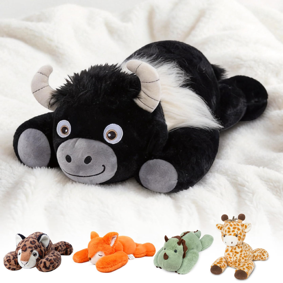 Niuniu Daddy Weighted Stuffed Animals, 25 in 5 lbs, Axolotl Calming Plush