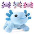 Cute Axolotl Plush Toy, 12 Inch (30 cm) Kawaii Salamander Stuffed Animal, Super Soft Skin-Friendly Plush Pillow, Cuddle Toy Gift for Kids, Boys & Girls(Blue)