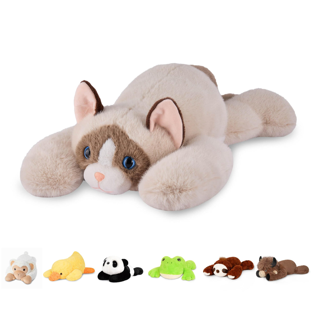 Niuniu Daddy Weighted Stuffed Animals, 25 in 5 lbs, Axolotl Calming Plush
