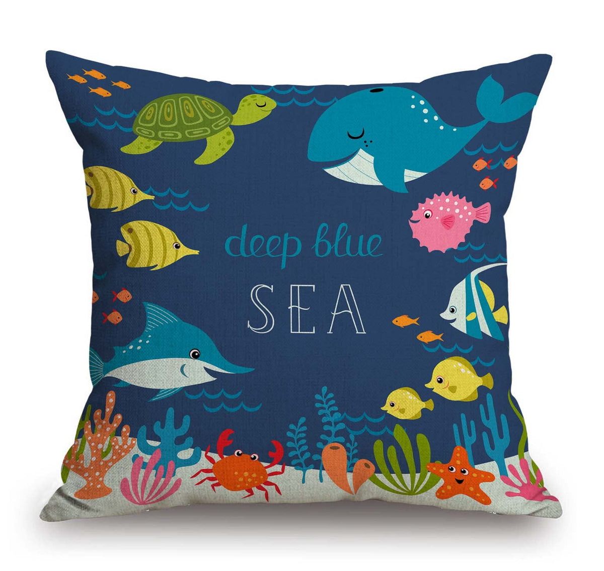 TSSOHU Vintage Flowers Pillow Cover Rustic Cotton Linen Decorative Square Throw Pillow Cover 18x18 Inch for Sofa Couch Decoration