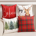 TOYPOPOR Fall Pillow Covers 18x18 4Pcs Double‑Sided Print Autumn Home Decor