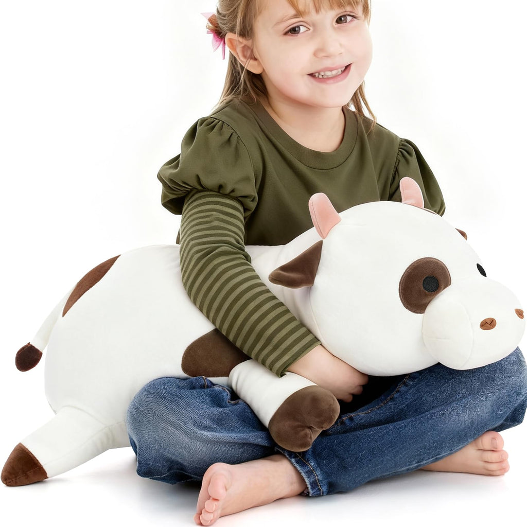 Tezituor Long Capybara Plush Body Pillow, 39.5” Cute Capybara Stuffed Animal Soft Sleeping Throw Pillow Plush Capybara Toy Birthday Christmas for Kids Girlfriends