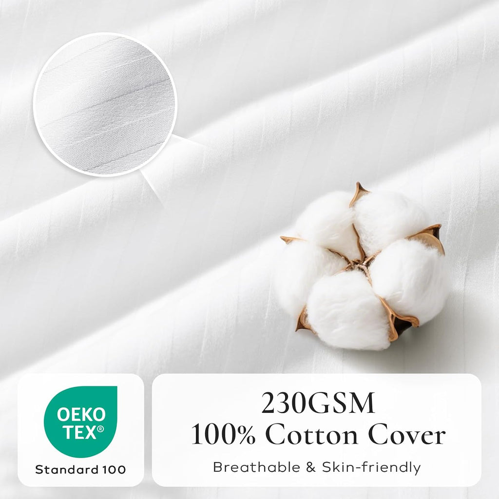 Ashler Synthetic Down Pillow Inserts, 20x20, Set of 2