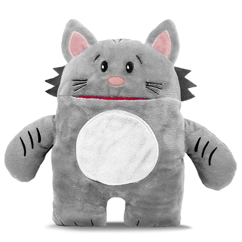 The Tooth Brigade Tooth Fairy Pillow | Stuffed Plush with Large Pocket Mouth for Lost Teeth, Treasures, Prizes - Fun and Interactive Plush, Perfect Kids, Boys, & Girls Gift (Rebel Dinosaur)