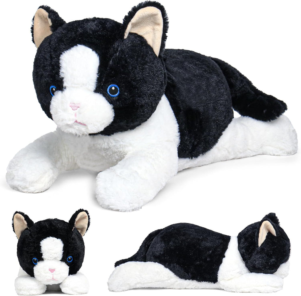 Wepop 5lbs Weighted Stuffed Animals Cat Plush Weighted Stuffed Animal 24in
