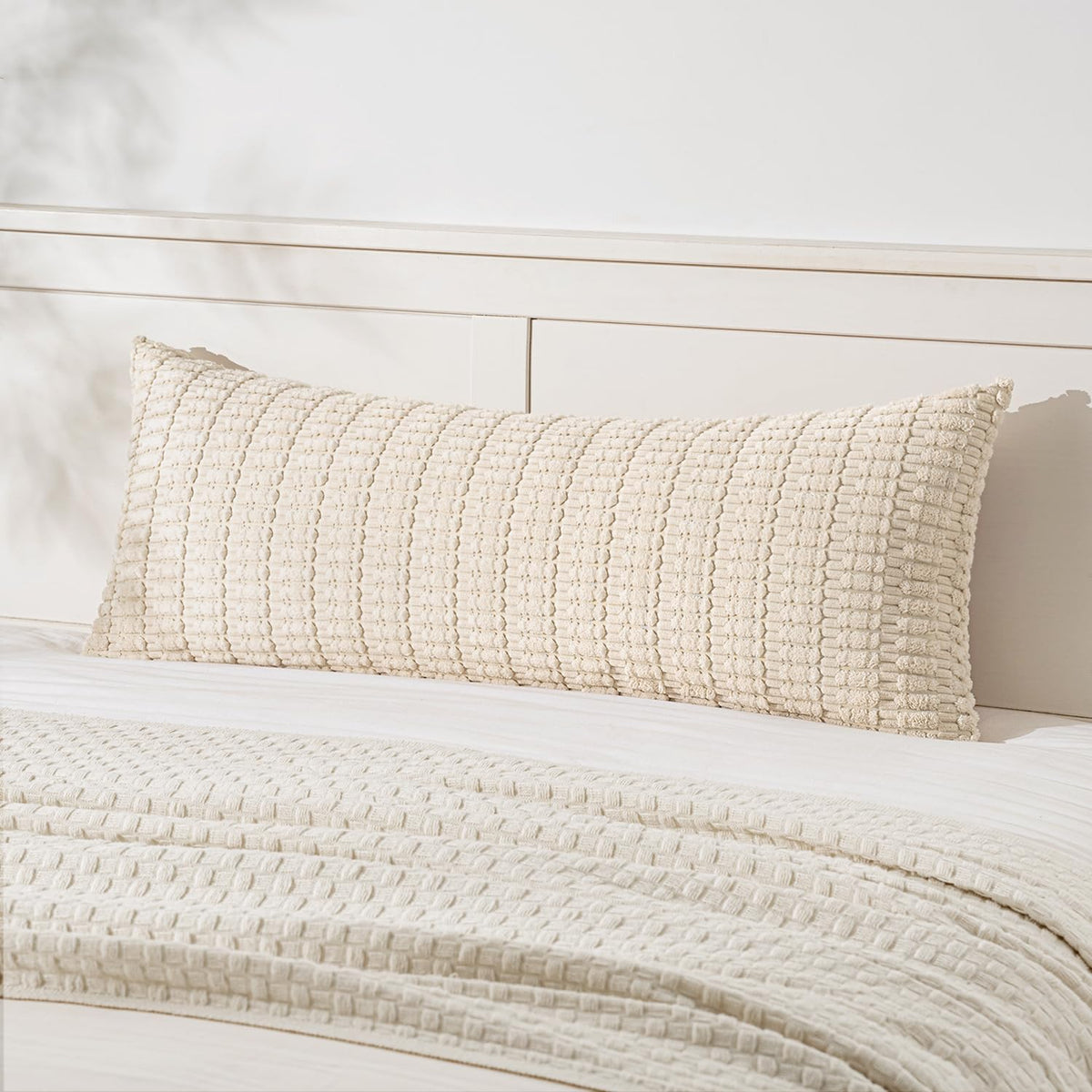 MIULEE Fall Corduroy Decorative Throw Pillow Covers 18x18 Rust Pack of 2