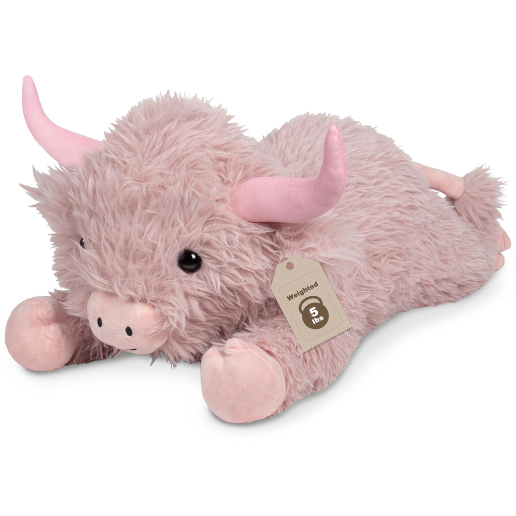 Wepop 5lbs Weighted Stuffed Animals Cat Plush Weighted Stuffed Animal 24in