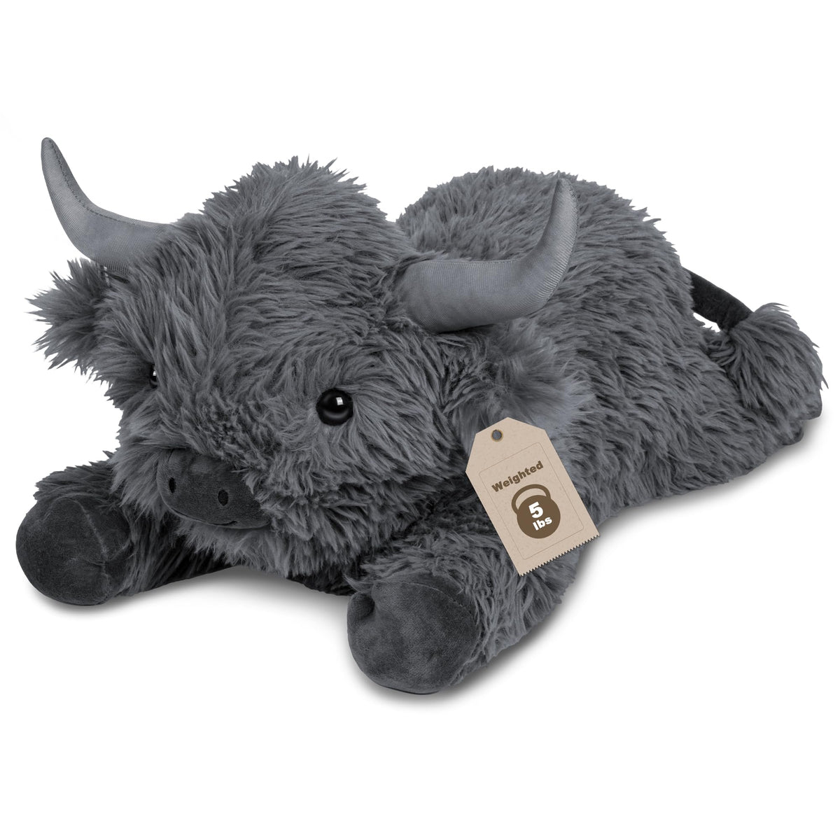 Wepop 5lbs Weighted Stuffed Animals Cat Plush Weighted Stuffed Animal 24in