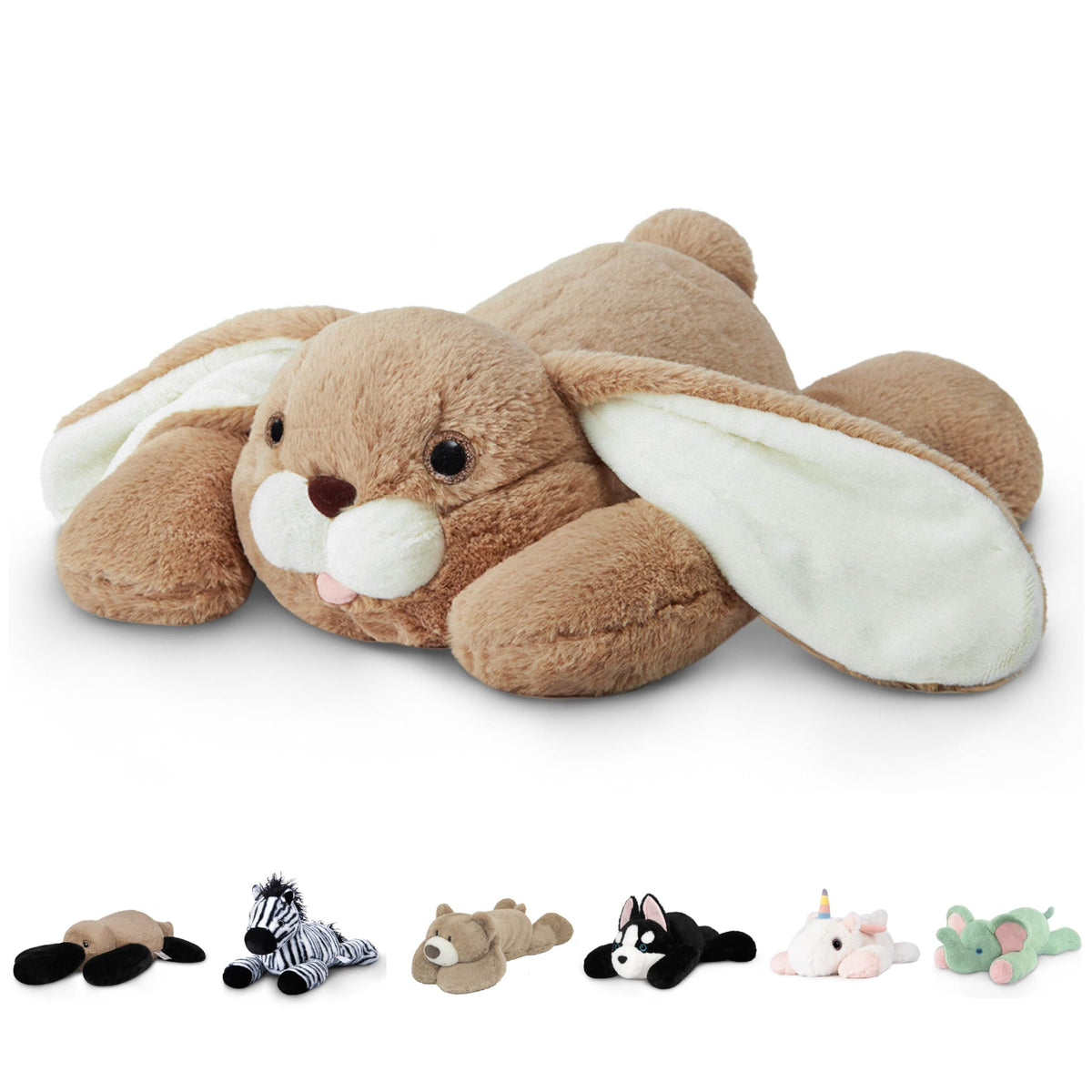 Niuniu Daddy Orange Cat Weighted Stuffed Animals, Plush Toy Pillow for Kids
