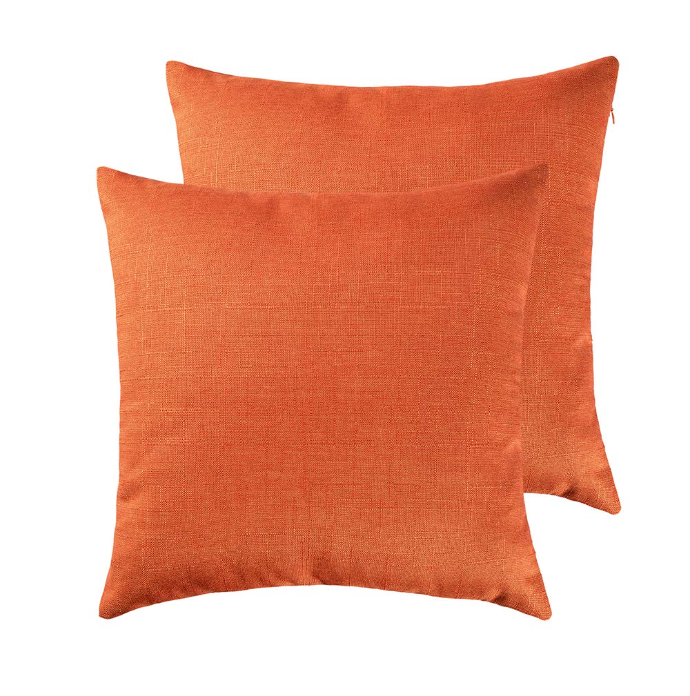 RainRoad Velvet Gray Throw Pillow Covers18x18 Inch,Set of 2
