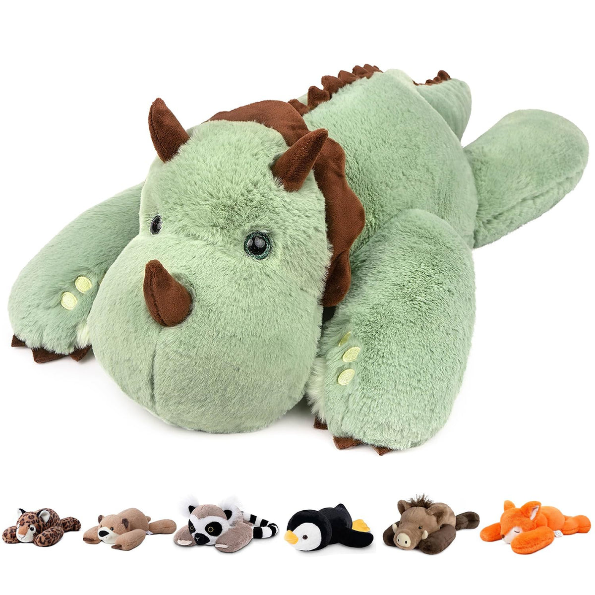 Niuniu Daddy Weighted Stuffed Animals, 25 in 5 lbs, Axolotl Calming Plush