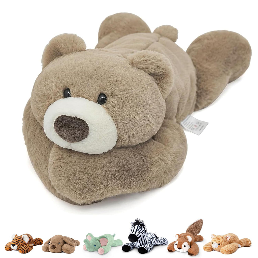 Niuniu Daddy Orange Cat Weighted Stuffed Animals, Plush Toy Pillow for Kids