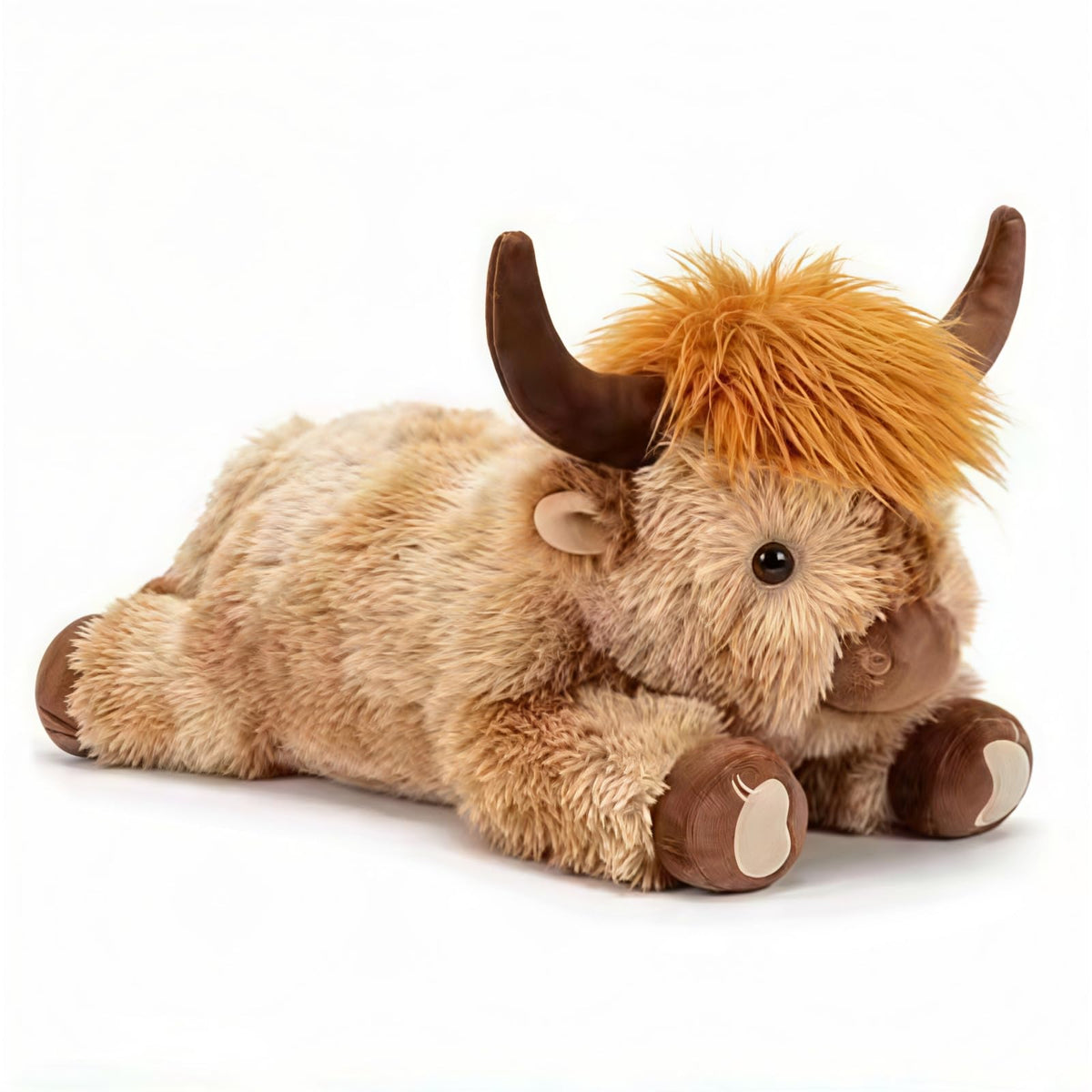 Highland Cow Weighted Stuffed Animal, 5 lbs Giant Plush Pillow Gift