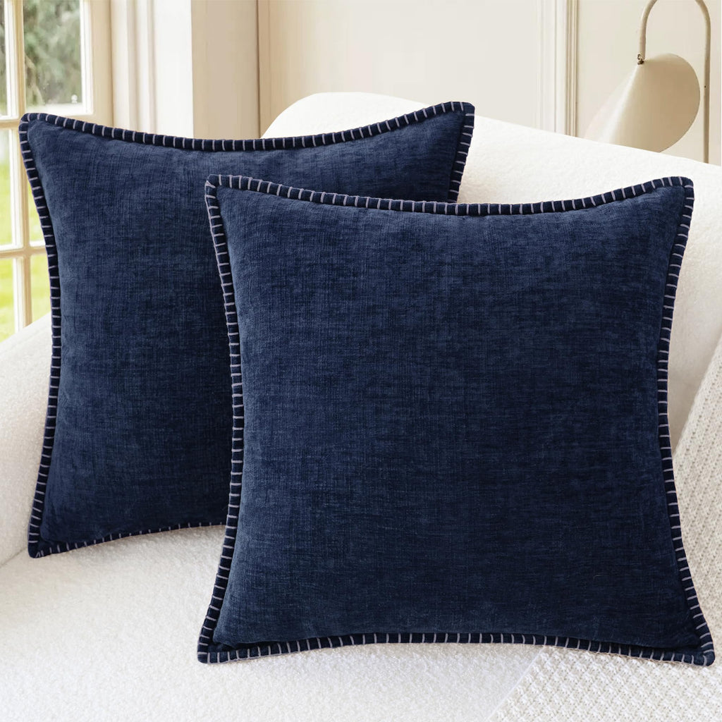 CaliTime Decorative Couch Throw Pillow Covers 20 X 12 Inches Gold