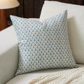 FIOUOVO Floral Pillow Covers 18x18 Pillow Cover Block Print Couch Pillows for Living Room Decorative Neutral Accent Throw Pillow Covers, 1PC, Light Taupe