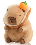 Cute Capybara Plush Soft Capybara Plushie Pillow with Kawaii Capybara Stuffed Animals Toy for Kids Girls Adults Birthday Gifts and Home Decor 12 inch (Kawaii Capybara Plush)