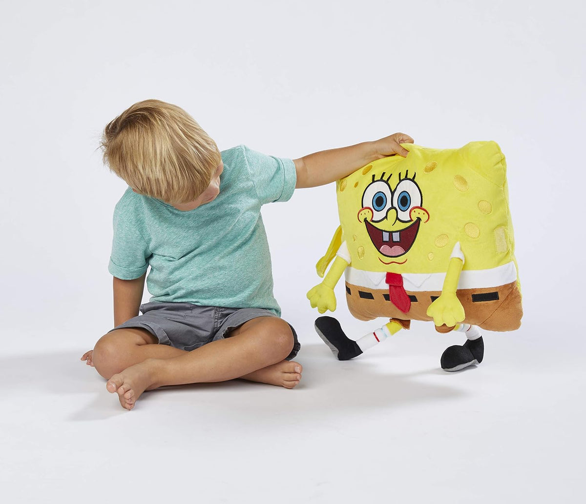 Pillow Pets Nickelodeon Spongebob Squarepants, 16" Stuffed Animal Plush Toy