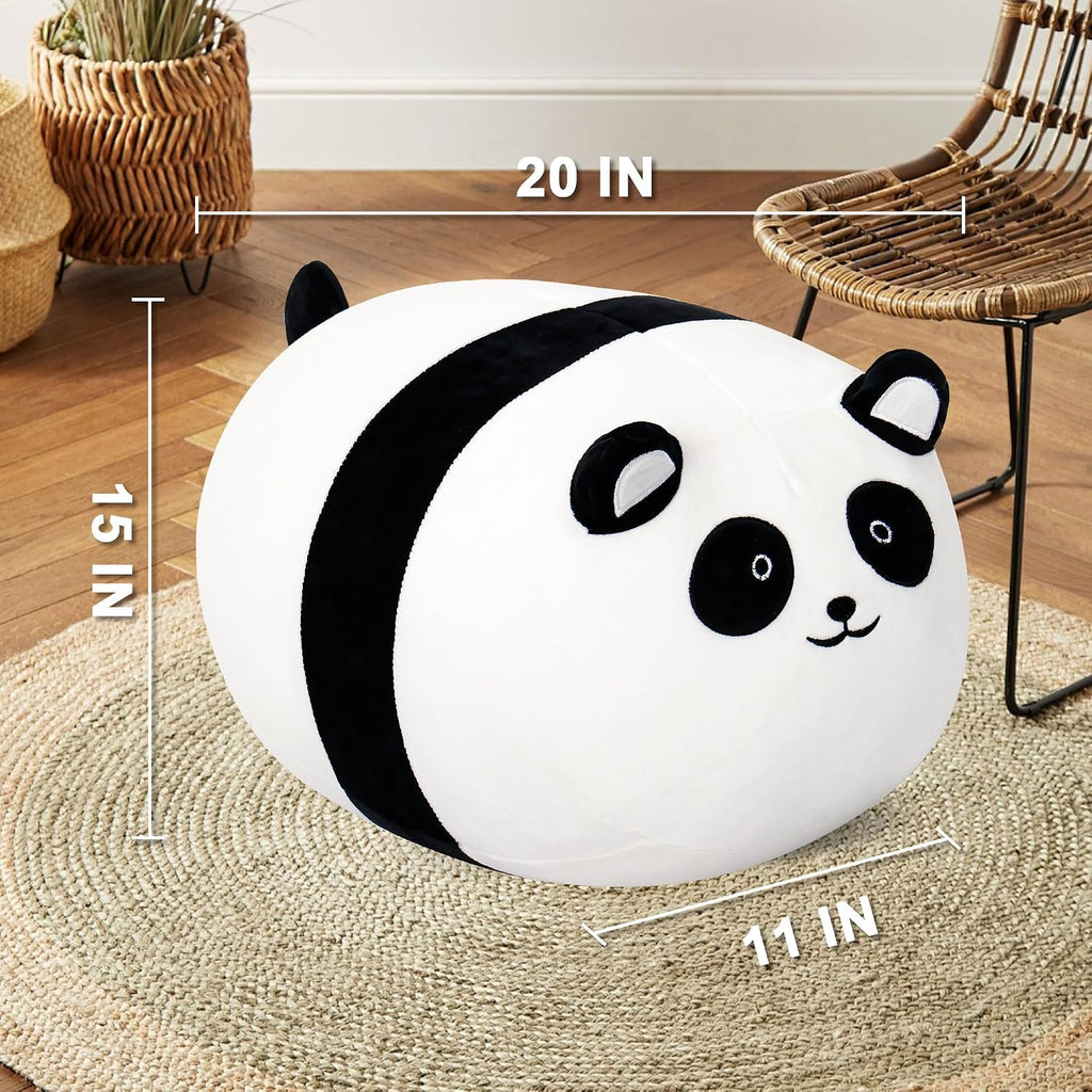 Wepop Giant Panda Stuffed Animal 20in - Cute Panda Plush, Cuddle Plushies Pillows Plush Toy Gifts for Kids and Adults