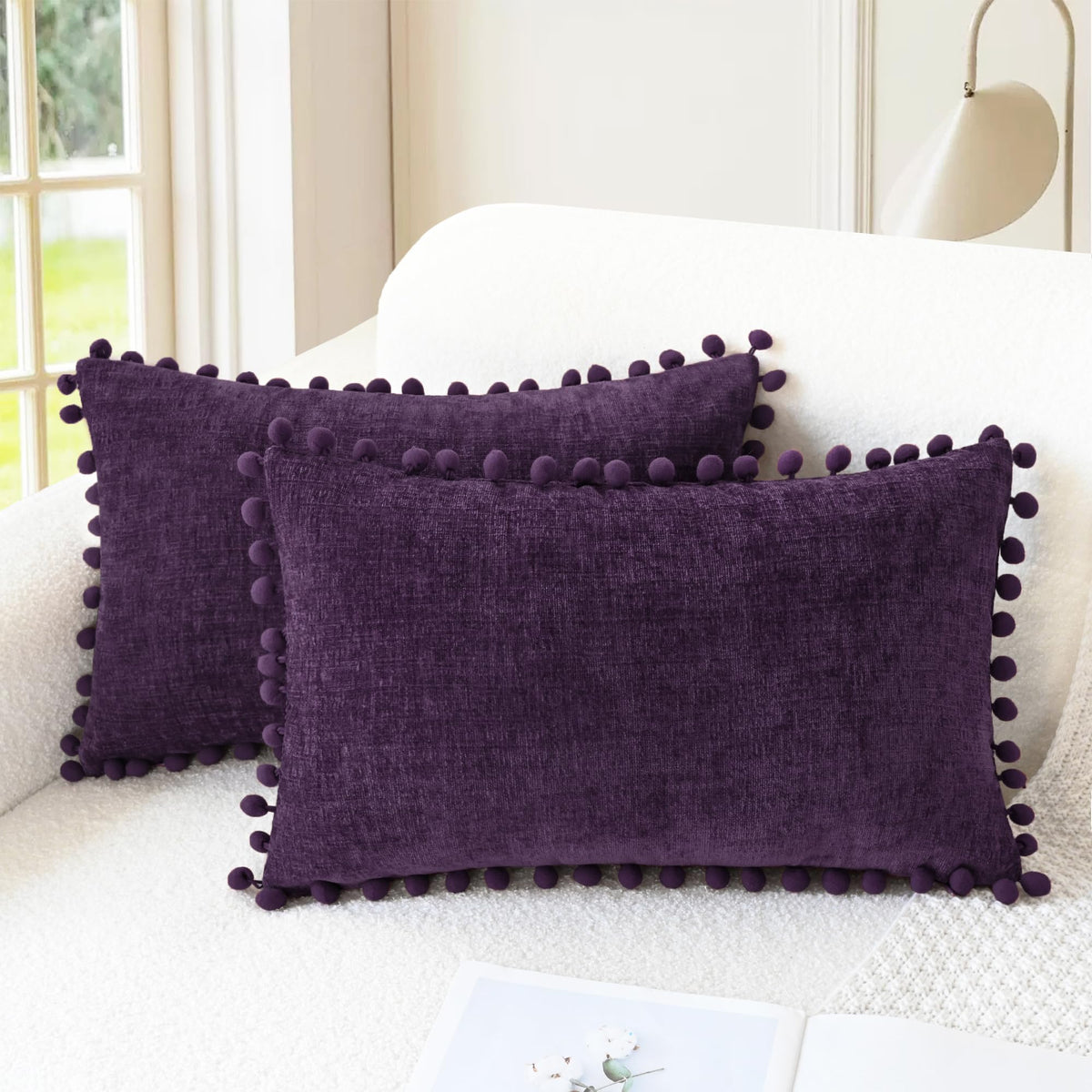 CaliTime Decorative Couch Throw Pillow Covers 18 X 18 Inches Gold