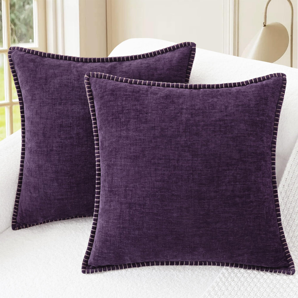 CaliTime Decorative Couch Throw Pillow Covers 20 X 12 Inches Gold