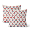 Floral Outdoor Pillow Covers 18x18 Inch Set of 2 Blue Green