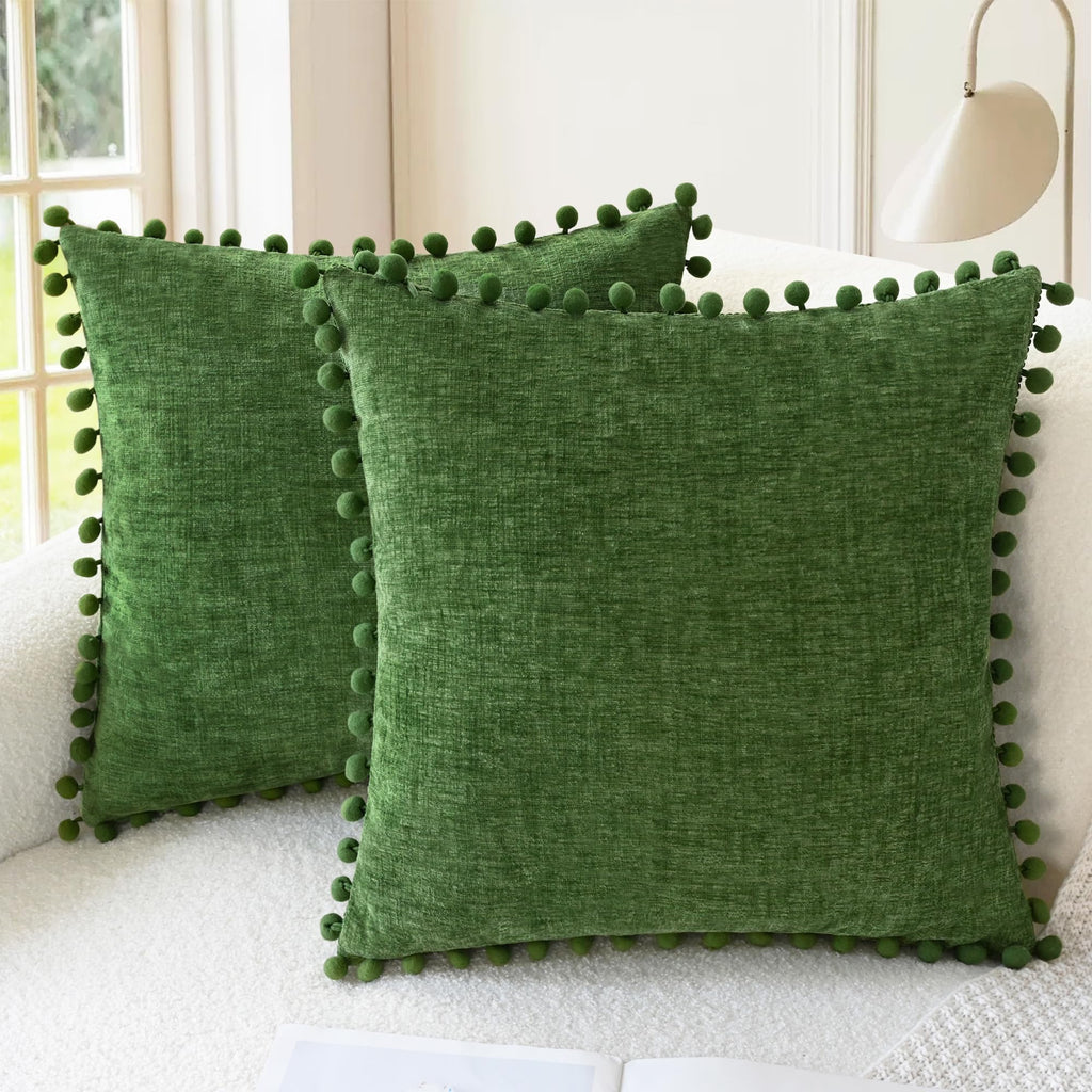CaliTime Decorative Couch Throw Pillow Covers 20 X 12 Inches Gold