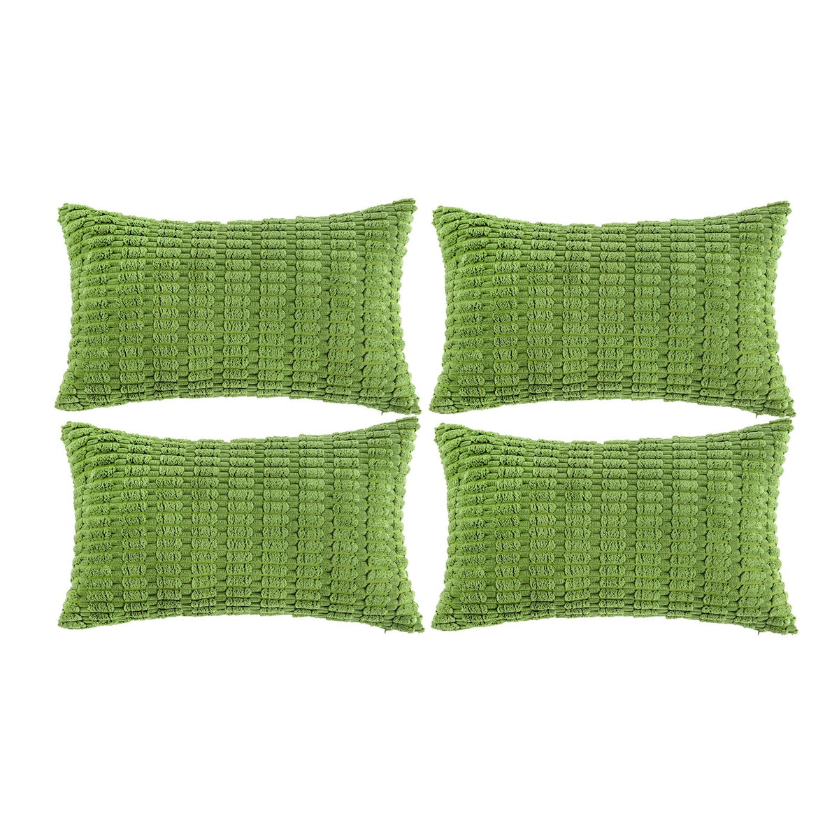 Fancy Homi 4 Packs Decorative Throw Pillow Covers for Living Room Couch Bed, Modern Farmhouse Boho Home Décor Accent Cushion Case, 18" x 18", Neutral