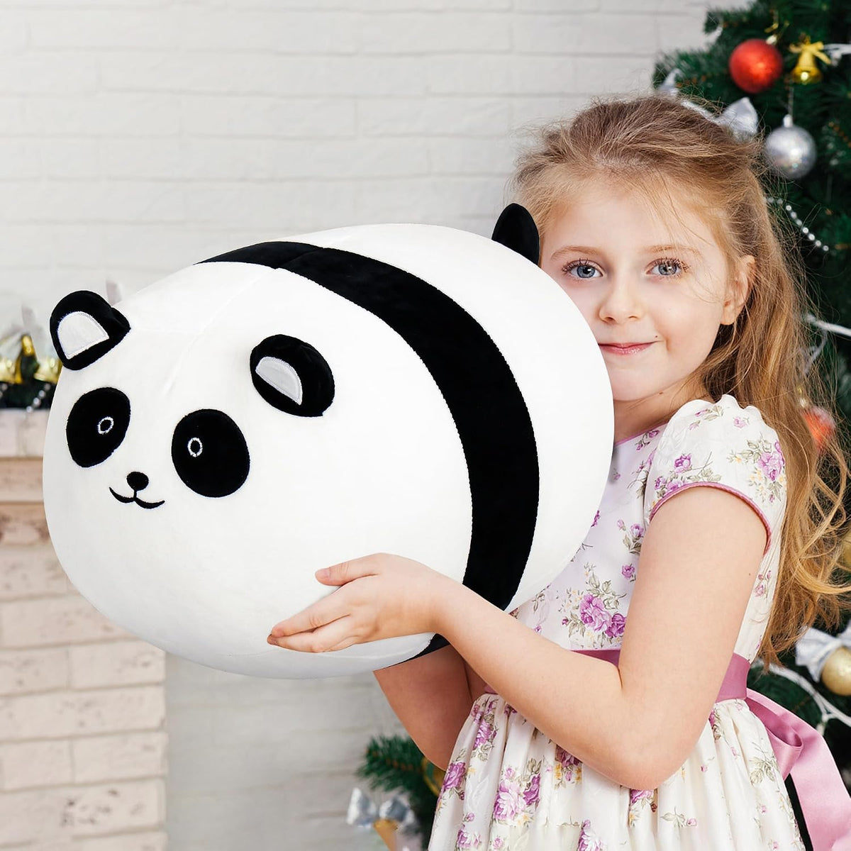 Wepop Giant Panda Stuffed Animal 20in - Cute Panda Plush, Cuddle Plushies Pillows Plush Toy Gifts for Kids and Adults