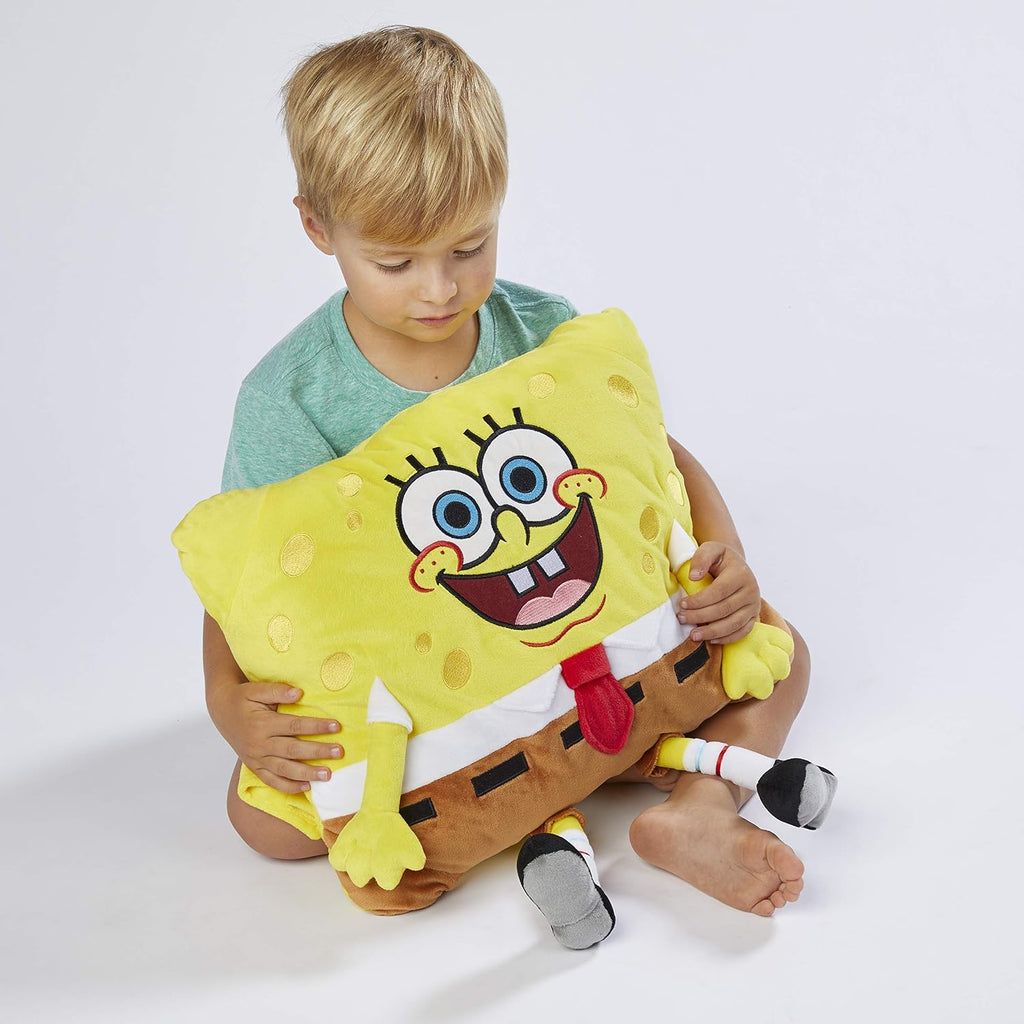 Pillow Pets Nickelodeon Spongebob Squarepants, 16" Stuffed Animal Plush Toy