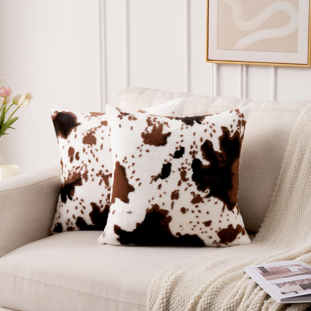GALMAXS7 Cheetah Pillow Covers Leopard Throw Pillow Covers Set of 2, 18x18