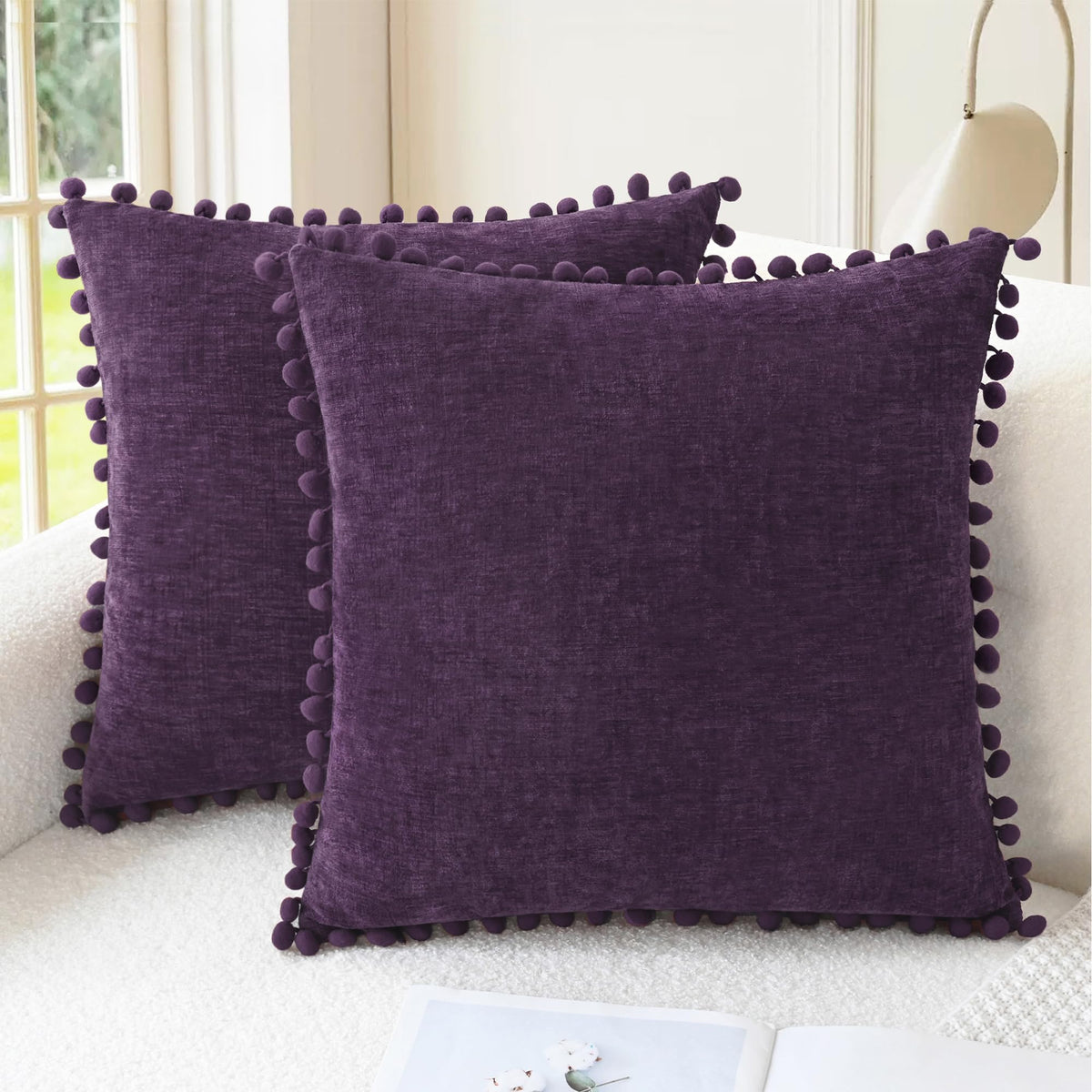 CaliTime Decorative Couch Throw Pillow Covers 20 X 12 Inches Gold