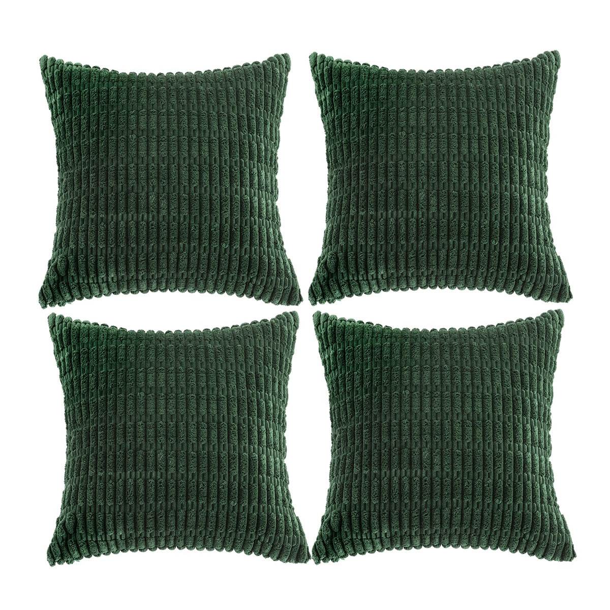 Fancy Homi 4 Packs Decorative Throw Pillow Covers for Living Room Couch Bed, Modern Farmhouse Boho Home Décor Accent Cushion Case, 18" x 18", Neutral
