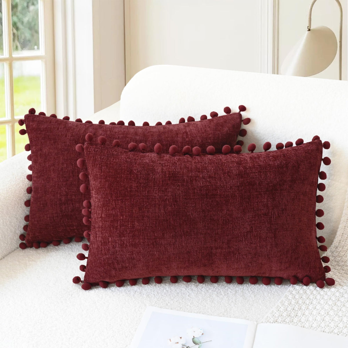 CaliTime Decorative Couch Throw Pillow Covers 18 X 18 Inches Gold