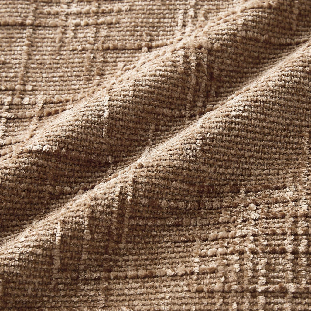 Allorry Decorative Couch Throw Pillow Covers 18x18 Set of 2 Camel Soft Chenille Pillow Covers Neutral Textured Boho Cushion Covers for Modern Farmhouse Sofa Bedroom Living Room Decor SY008-D18