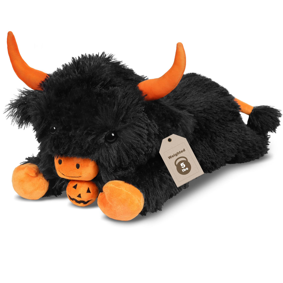 Wepop 5lbs Weighted Stuffed Animals Cat Plush Weighted Stuffed Animal 24in