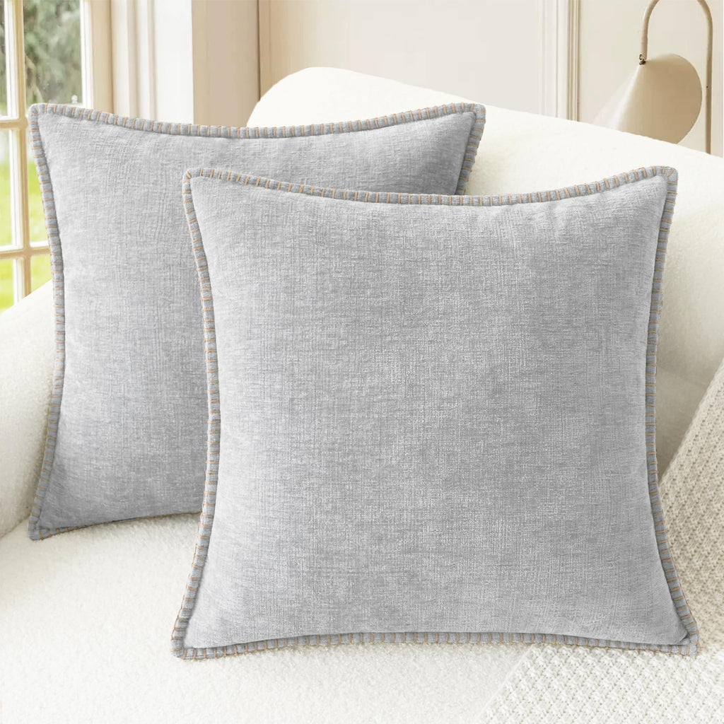 CaliTime Decorative Couch Throw Pillow Covers 20 X 12 Inches Gold